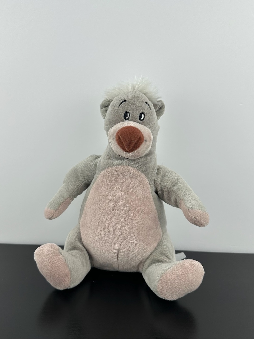 Disney Jungle Book Baloo Sitting Gray Sloth Bear 7” Plush Stuffed Animal Teddy